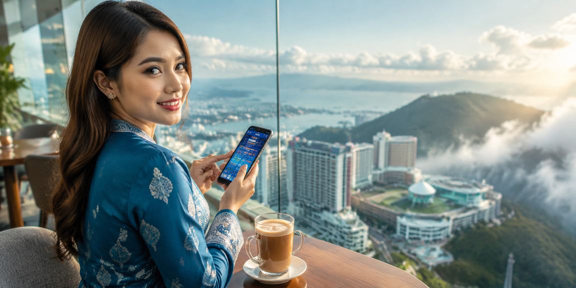 Pengguna di Genting Highlands mengakses platform hiburan mudah alih dengan penuh tanggungjawab